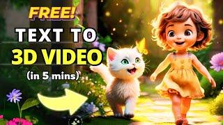 How to Make 3D Animation Kids Story with Free AI Tools  (Step-by-Step)