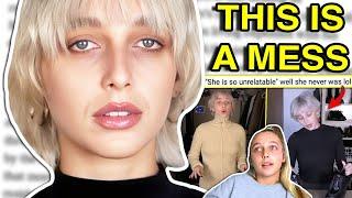 EMMA CHAMBERLAIN IN TROUBLE ... over her closet (weekly teacap)