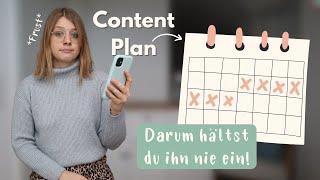 Darum scheitert deine Content Planung immer wieder!  • Tipps zum Content Plan einhalten & posten