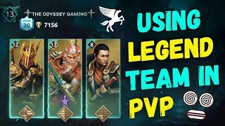 All legendary Heroes in RANKED Match  || PvP with LEGENDARY Team of sf4  || Shadow Fight 4 Arena