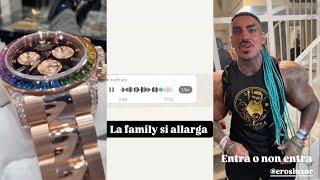 Lorenzo Ruzza scopre di avere un figlio illegittimo e taglia una maglietta ad Eros per farla entrare