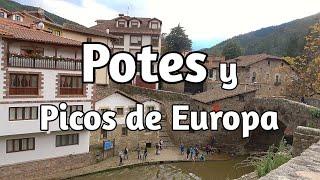POTES y PICOS DE EUROPA (4K) 🟢 Pueblo más Bonito  Qué ver y hacer 1 día | Cantabria - España