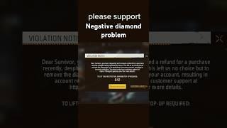 free fire negative diamond problem #pleasesubscribe #shorts#freefire #viral#Negative diamond problem