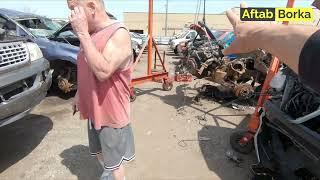 Inside a junkyard in America