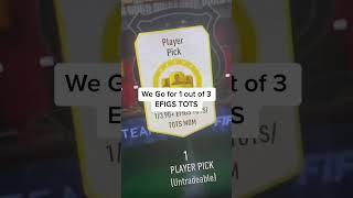 Opening 1 out of 3 90+ EFIGS TOTS Player Pick - FIFA 23