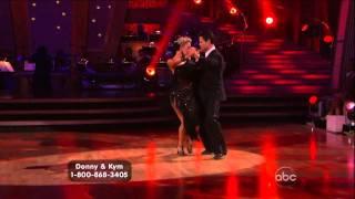 Kym Johnson and Donny Osmond do the Argentine Tango DWTS