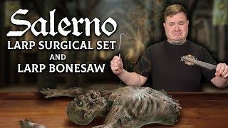 Salerno LARP Surgical Set and LARP Bonesaw from Medieval Collectibles