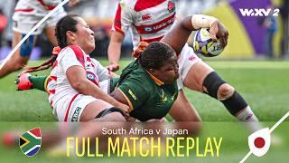 Springboks and Sakuras clash in epic match | South Africa v Japan | Full Match Replay | WXV 2 2024