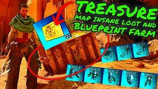TREASURE MAPS in SCORCHED EARTH!!! How To Get Them and FARM BLUEPRINTS AND LOOT!!!! ASA