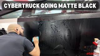 Matte Black Cybertruck PPF