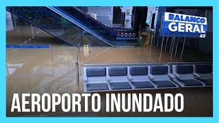 Operações no aeroporto Salgado Filho, em Porto Alegre, são canceladas até 30 de maio