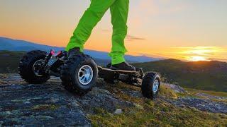 Bajaboard G4X with wide terrain wheels