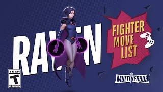 MultiVersus - Fighter Move Sets - Raven