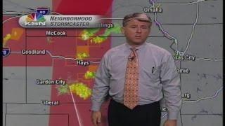 KSN warning of the Greensburg tornado