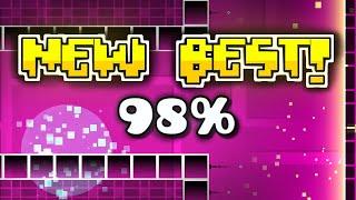 He Got 98% On STEREO MADNESS! (First In The World)