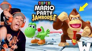 I CAN'T STAND THIS DUDE!! [SUPER MARIO PARTY JAMBOREE] [MINIGAMES - 01]