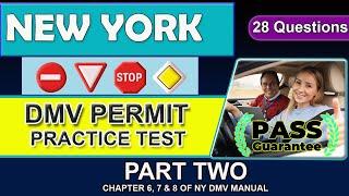 New York Permit Test 2024  | PASS IT EASIE | Part 2