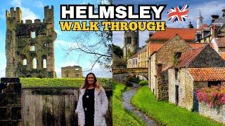 Walk with me through the historical town of Helmsley, North Yorkshire - December 2023