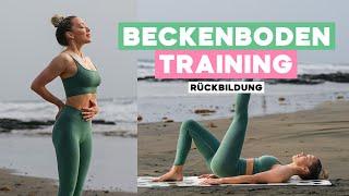 20 MIN Starker Beckenboden Workout // Rückbildung Übungen nach Geburt  // Postnatal Pelvic Floor