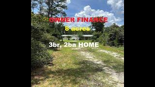 Lake County FL Owner Finance home on 8 acres