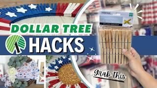 Genius Dollar Tree DIYS for Quick July 4th Decor