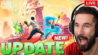 LIVE - NEW 3.6 UPDATE IN PUBG MOBILE  NEW EVENT!