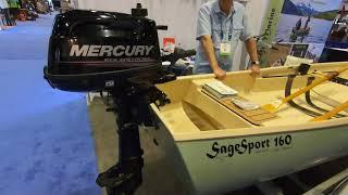 125lb 16ft SageSport 160 Canoe at iCast 2019
