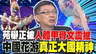 苑舉正被"人體甲骨文"震撼了 感嘆中國花式游泳真正大國精神 懶理菲爾普斯風涼話 潘展樂雍容大度