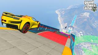 Mega Ramp Challenge 777.626% People Cannot Show Their Face After This Race in GTA 5!