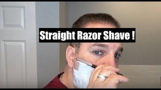 A Quick Straight Razor Shave