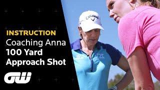 Annika Sörenstam: 3 Tips to Hit 100 Yards | Approach Tips | Coaching Anna | Golfing World