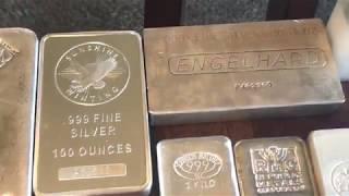 4,500 oz Full Silver Stack: Part 1 - Silver Bars (Sept. 2018)