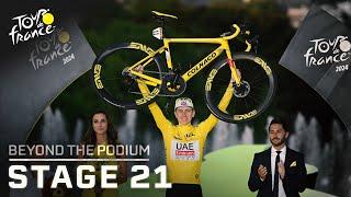 Tadej Pogacar obliterates time trial for third career yellow jersey | Beyond the Podium | NBC Sports