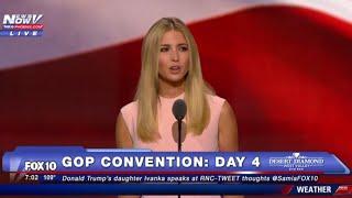 FULL VIDEO: Ivanka Trump Delivers IMPRESSIVE SPEECH at GOP Convention, Introduces Father Donald -FNN