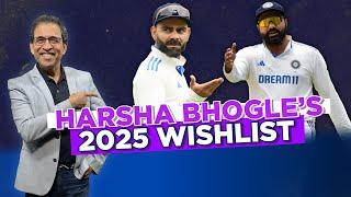 Harsha Bhogle's Wishlist for 2025 ft. Kohli, Rohit & Tilak