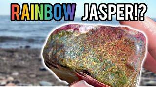 INCREDIBLE Jasper and Agate Hunting on Lake Superior!