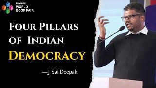 J Sai Deepak | four pillars of Indian democracy | speech | Q&A