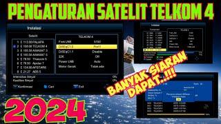 PENGATURAN SATELIT TELKOM 4 2024