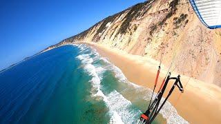 Paragliding at Rainbow Beach, Australia - September 2020