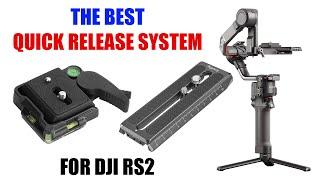 Best Quick Release Plate System for DJI RS 2 RS 3 Gimbal [ SmallRig Manfrotto Plate + Oben QRA-R2 ]