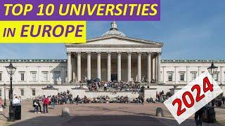 Top 10 Universities in EUROPE in 2024 ... In Just ONE minute (QS Ranking)