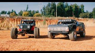 Losi Baja rey 2.0  vs  Losi Hammer rey  |  RC Trophy Truck