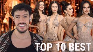 Miss universe Thailand 2024 TOP 10 BEST IN EVENING GOWN PRELIMINARY