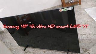 SAMSUNG (UA43DUE80AKLXL) 43” 4k Ultra HD smart LED TV ||#unboxing #samsungtv