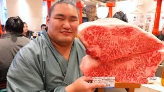 The World's Strongest and Heaviest Sumo Wrestlers EAT Japanese BBQ