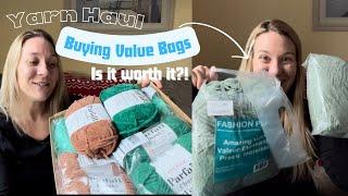 Premier Yarn Haul  Are Value Bag Mill Ends Worth It?   Parfait Chunky Teddy Bear is Back!