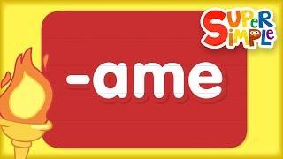 Word Family “ame” | Turn & Learn ABCs | Preschool Learning