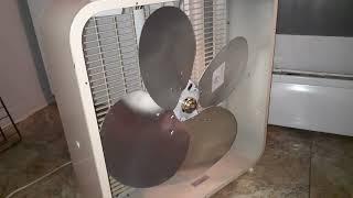 Testing The LAU 60263801 Propeller With My Vintage Lakewood P-58 Box Fan Motor