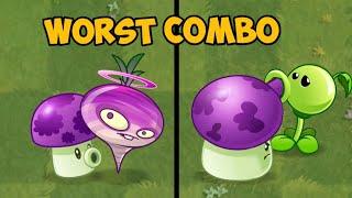 Worst Combo in Plants Vs Zombies 2