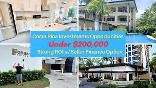  Costa Rica Investment Properties UNDER $200,000 / Strong ROI's